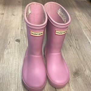 Toddler Girl Purple Hunter Rain Boots, Size 8
